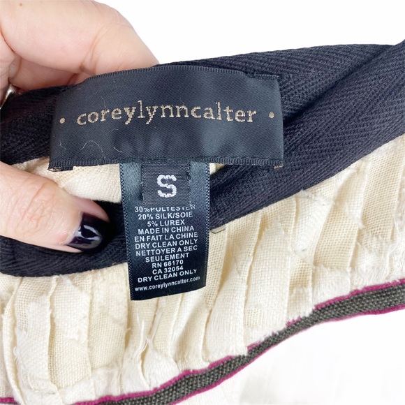 ANTHROPOLOGIE Accordion Pleated Vintage Boho Valea Skirt COREY LYNN CALTER Small - Picture 7 of 15